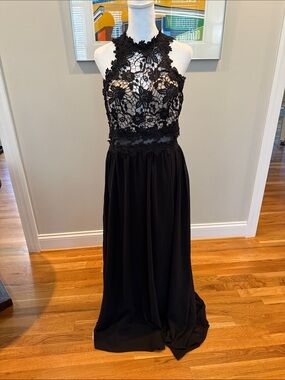 silver lace dress with sleeves Long Sleeve Silver Prom Dress Blush Pink Lace Formal Dress PG778 US14 / Custom Color main image 1